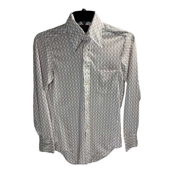 Vintage 1970’s LeMans Dagger Collar Shirt - Picture 1 of 6